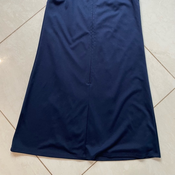 ModCloth Flower Dress Sz S Blue - Picture 6 of 6